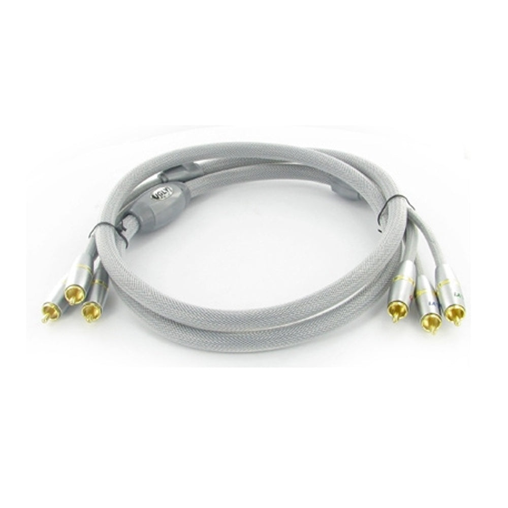 1.5m Ugly Ultra Premium Component RGB Video Cable RCA 75 Ohm Shielded OFC