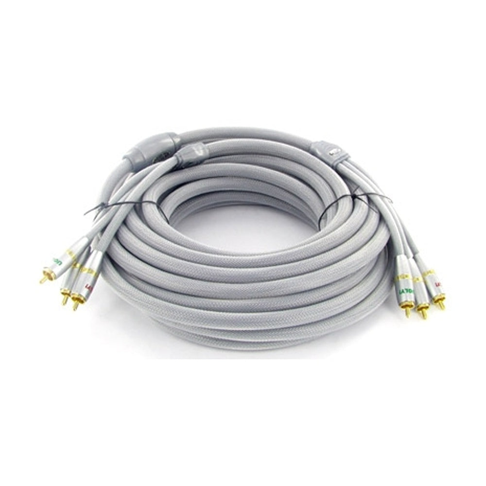 10m Ugly Ultra Premium Component RGB Video Cable RCA 75 Ohm Shielded OFC