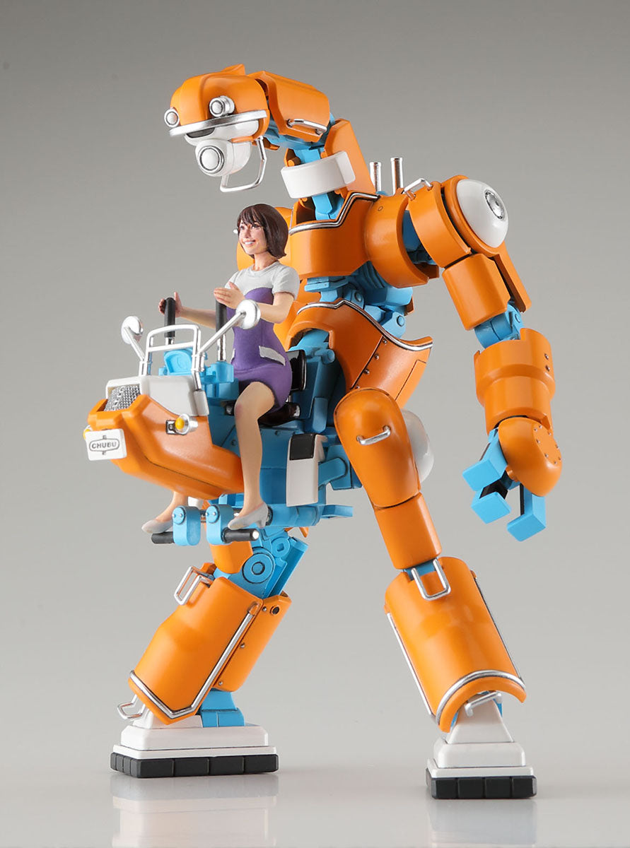 1/35 CHUBU 01 No.02 (ORANGE and LIGHT BLUE) LIGHT WEIGHT MECHATROBOT 2Kits