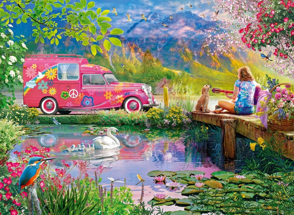 1000pc A Road Less Travelled: Hippie