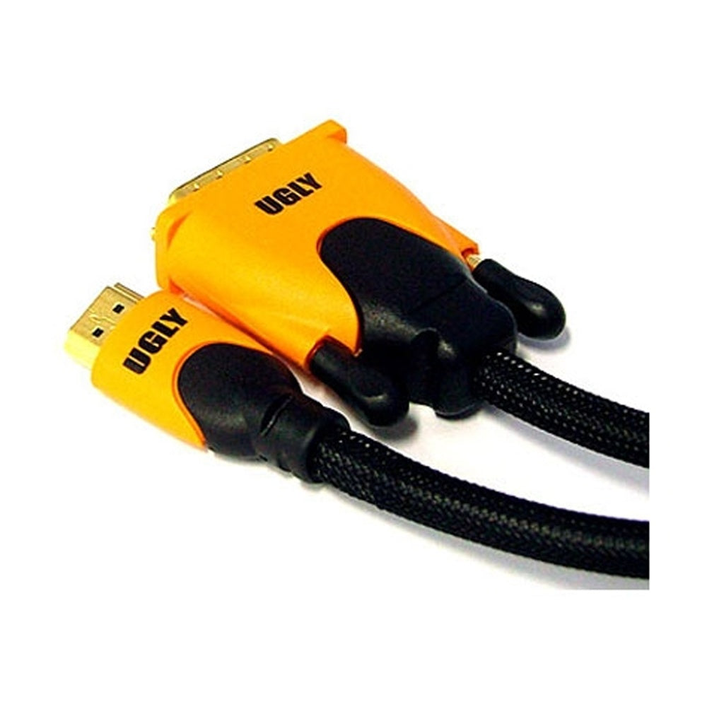 10m Ugly High End HDMI to DVI Cable Lead 24 AWG Shielded OFC Gold Plated