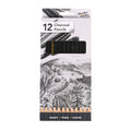 12pc Studio Works High Quality Charcoal Artists Deep Tone Pencils