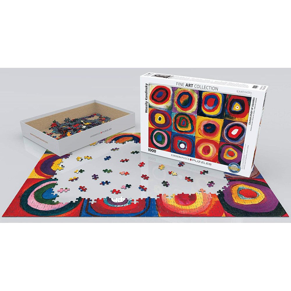 1000pc Kandinsky Color Study of Squares