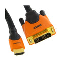 10m Ugly High End HDMI to DVI Cable Lead 24 AWG Shielded OFC Gold Plated