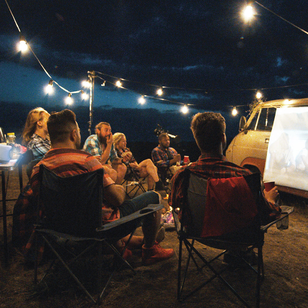 100" Projector Screen with Mounting Kit (White)