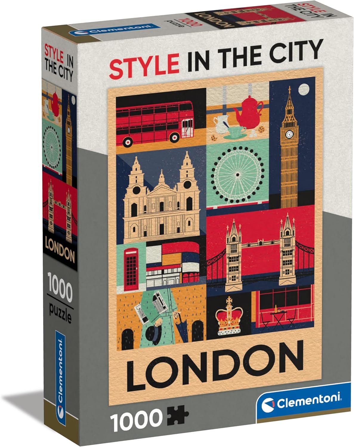 1000pc Style In The City - London Jigsaw Puzzle