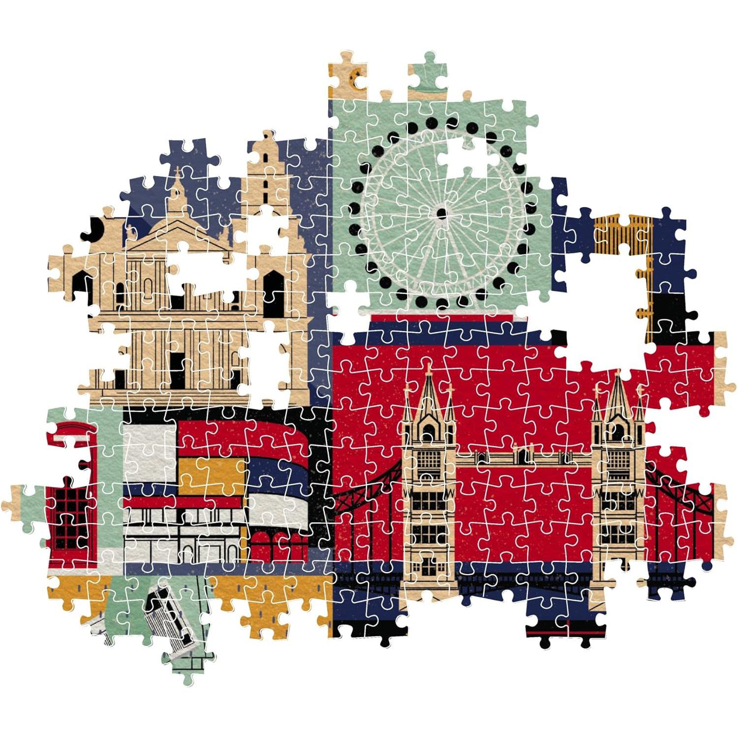 1000pc Style In The City - London Jigsaw Puzzle