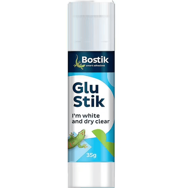 10 Pack Bostik Glue Sticks Clear 35g Glue White Dries Clear