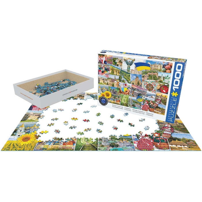 1000pc Ukraine Globetrotter Puzzle