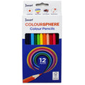 12pc Jasart Coloursphere Colour Pencil Set - Triangular