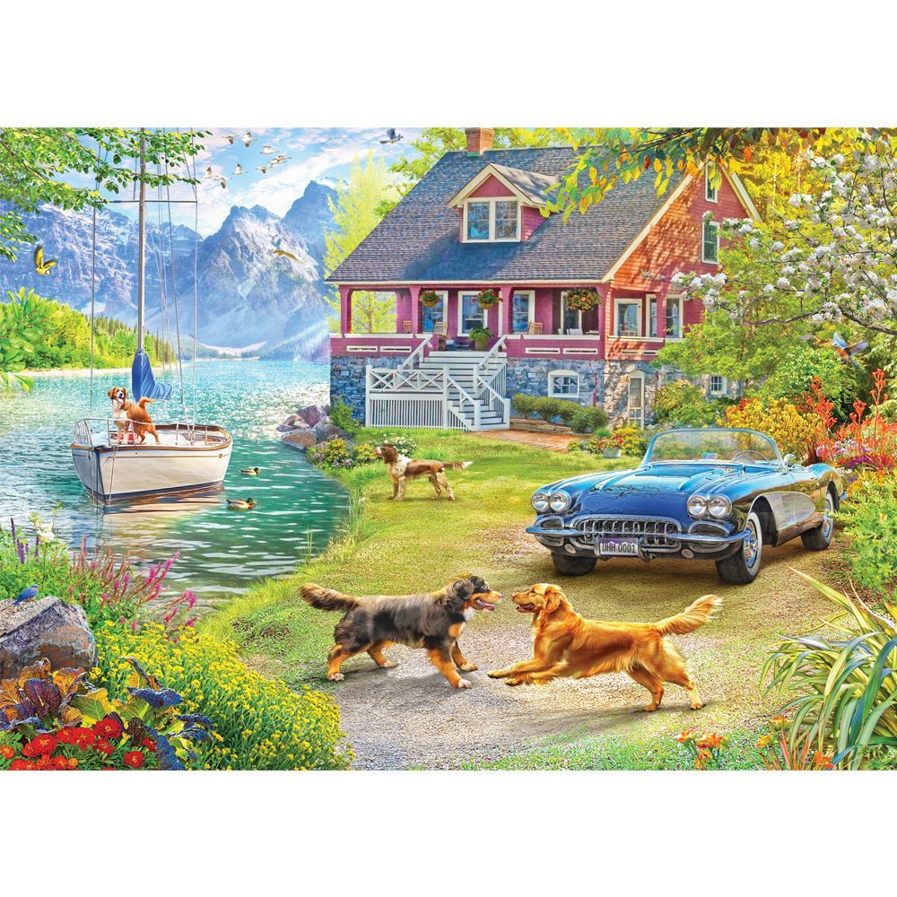 1000pc A Road Less Travelled: Summer Lake House