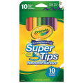 10pc Crayola Super Tips Washable Markers Art/Craft Pen 4y+