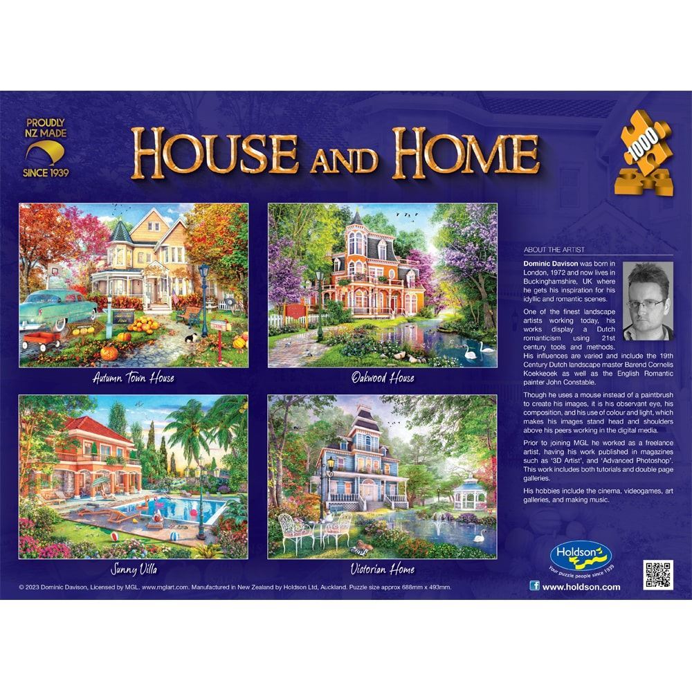1000pc House and Home: Autumn Town House
