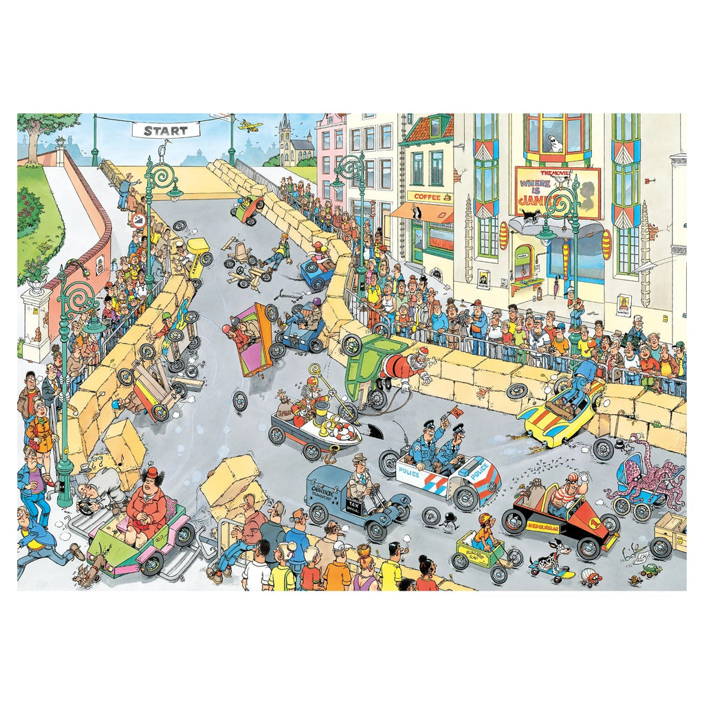 1000pc JVH Comic Puzzle: The Soapbox Race