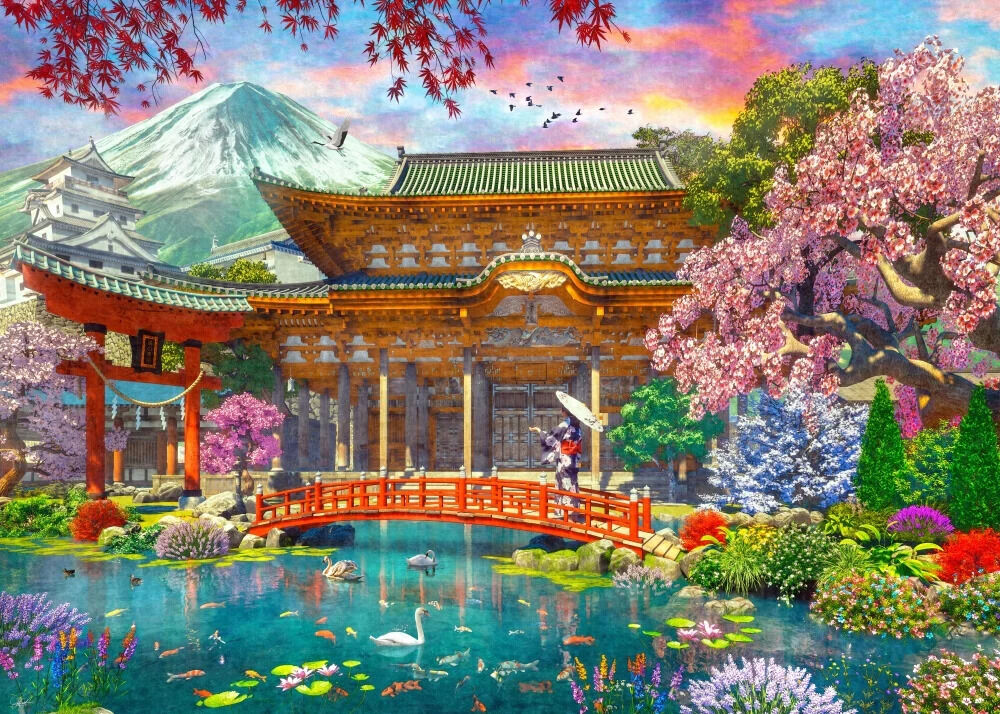 1000pc Travel Abroad 2: Fuji Palace