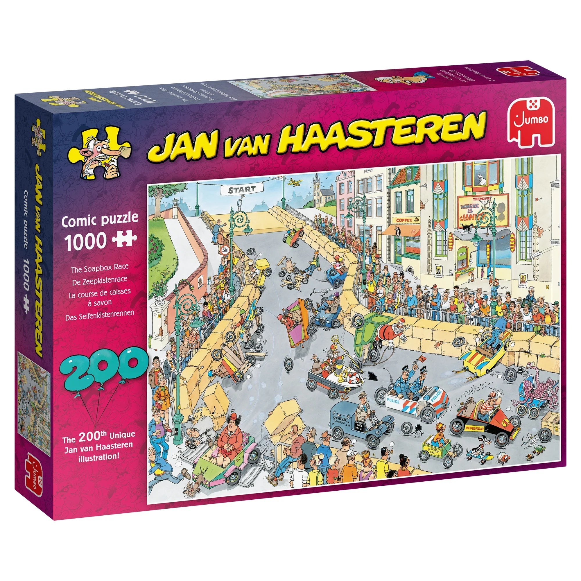 1000pc JVH Comic Puzzle: The Soapbox Race