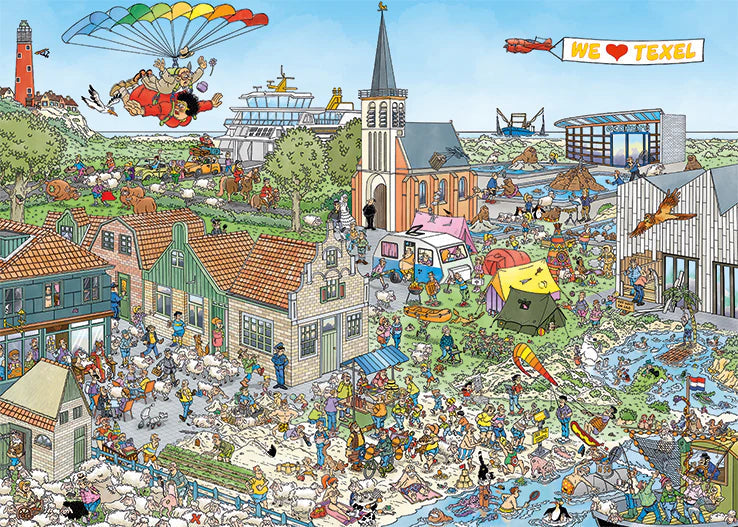 1000pc JVH Comic Puzzle: Island Retreat