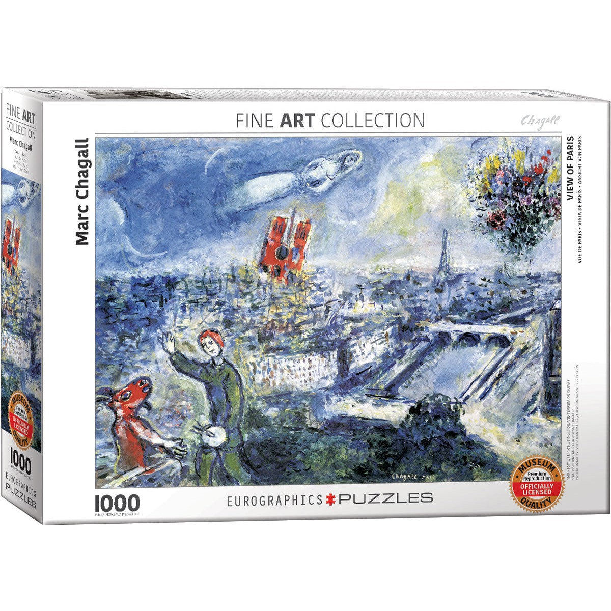 1000pc Chagall Le Bouquet De Paris