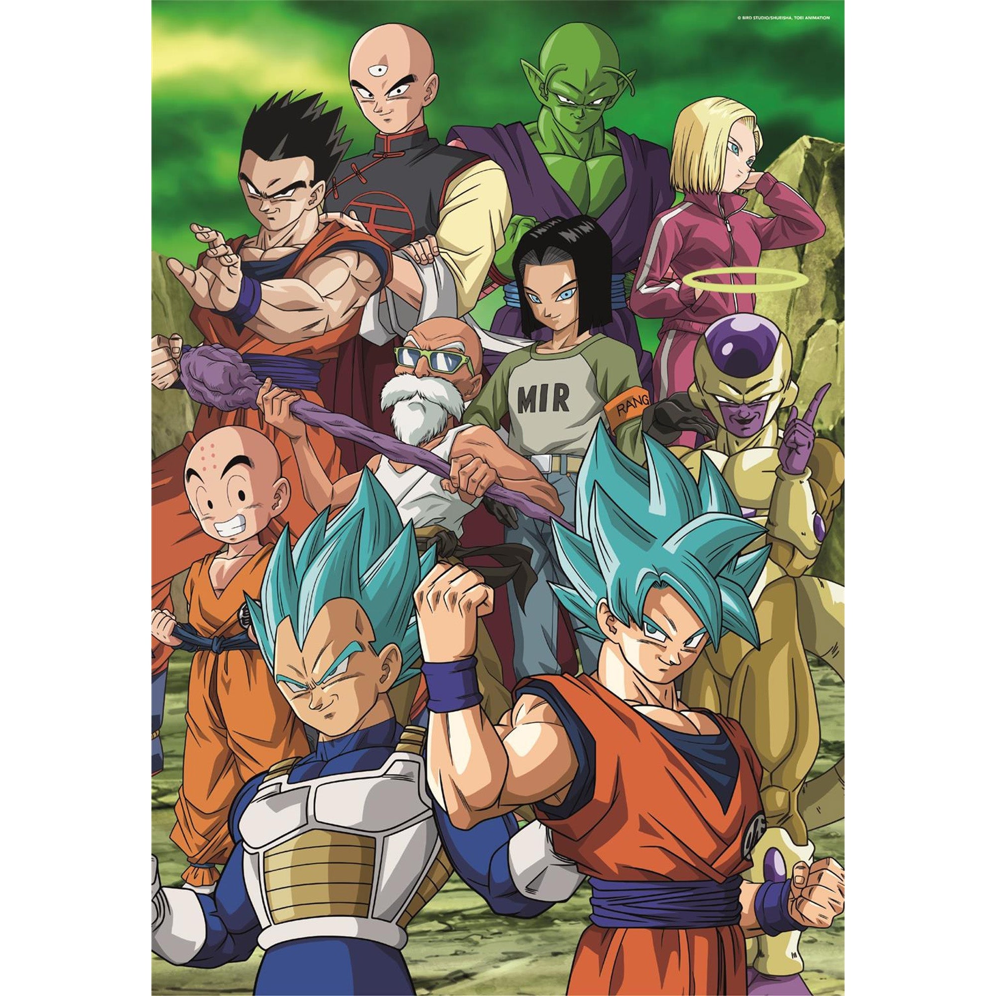 104pc Super Dragonball Super Color Puzzle #1
